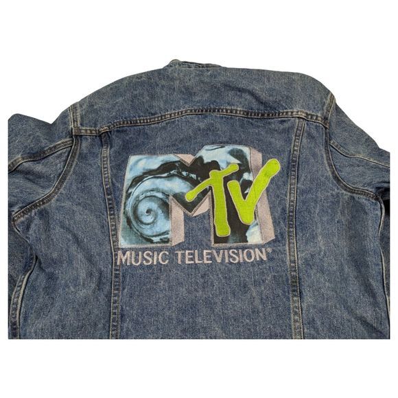 Unbranded Other - Vintage MTV Music Television Denim Jean Jacket rare retro‎
